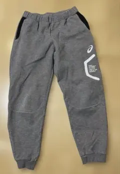 ★asics アシックス★キッズ　スウェットパンツ　グレー　160㎝