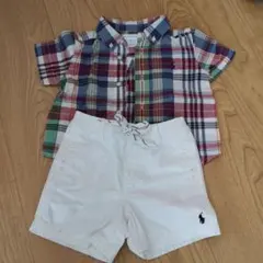 キッズラルフローレン　シャツ　パンツ