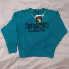 【未使用　定価19800円】HYSTERICGLAMOUR ビジュー付スウェット