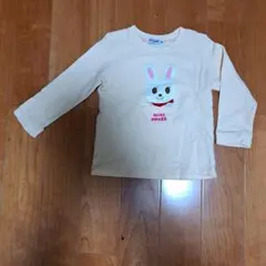 MIKI HOUSE ウサギ刺繍 トレーナー 100