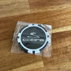 Cobra ゴルフマーカー カジノチップ型 ブラック ホワイトのサムネイル