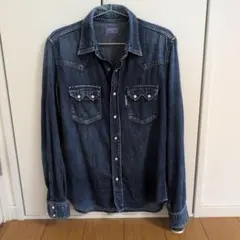 BLUE BLUE デニムウエスタンシャツ サイズ2のサムネイル