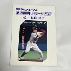 ★よかネット　福岡ダイエーホークス 祝2000年パリーグ MVP松中信彦