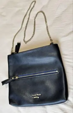 Samantha Thavasa ブラックショルダー　クラッチバッグ