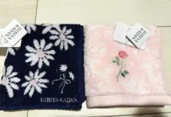 ハンカチ 日比谷花壇 セット 新品 ピンク 紺 花柄のサムネイル