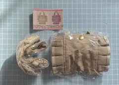 ガチャガチャ　ミニフリルトートバッグ　2個