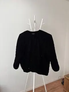 ZARA 黒 キルティングジャケット L