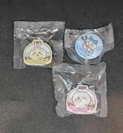 ちいかわ くら寿司 缶バッジ マグネット 3個セット