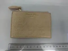 【値下げ中】［サマンサタバサ］新品 ファスナー付き小物ケース（べージュ）