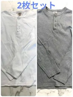 AVIREX/アヴィレックス 長袖Tシャツ ロンT ヘンリーネック 2枚セットのサムネイル