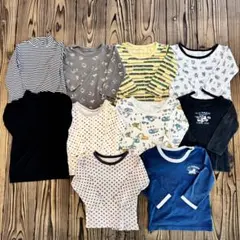 100cm 男の子(ボーイズ)長袖肌着　10枚まとめ売り