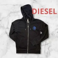 DIESEL ディーゼル ブラック レディース S フルジップ パーカー
