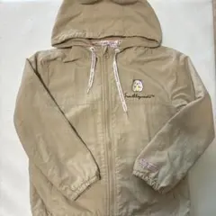 すみっコぐらし フード付きジャケット ベージュ　130