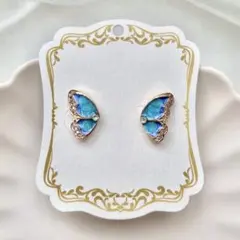 ≪306 ブルー≫レジンピアス 400円 ≪306 ブルー≫レジンピアス 400円 - メルカリ