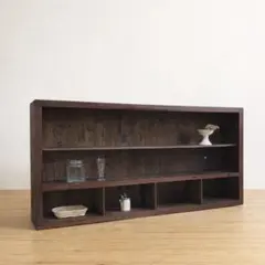 大型　飾り棚　水屋箪笥　ディスプレイ　什器　2A056　古道具　アンティーク