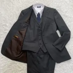 美品 パーフェクトスーツファクトリー ビジネススーツ 3ピース 94A6 L相当