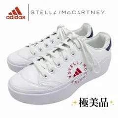 【極美品✨】adidas ステラマッカートニー コラボ スニーカー ホワイトのサムネイル