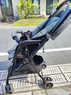 3人育児の救世主！Nebio 2人乗りベビーカー アミティエ【強い使用感 
