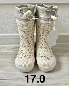 新品タグ付★スノーブーツ　ゴム長靴　冬用長靴　雪遊び　ウインターブーツ　防寒長靴