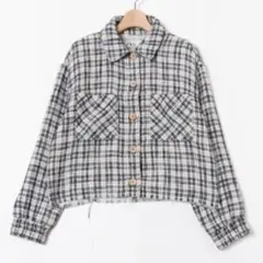 ZARA ザラ　ツイードチェックジャケット　レディース　S