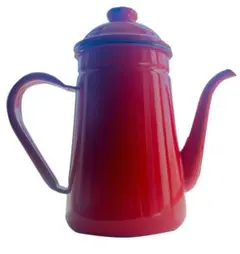 Kalita 赤ホーローケトル 日本製 （USED品）のサムネイル