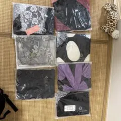 レースと生地の衣類セット 7点