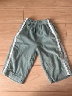 ZIGGY ZAZA グリーン サイドストライプパンツ XS