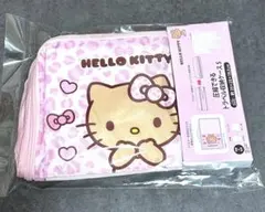 ★新品 ハローキティ 圧縮できるトラベル収納ケース S ピンク ヒョウ柄