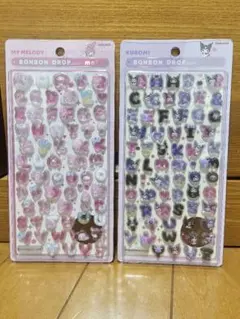 【正規品新品未開封】マイメロディ クロミ ボンボンドロップシール もじ セット
