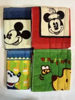 ディズニーハンドタオル4枚セット【第一生命ノベルティ】
