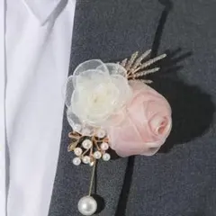 コサージュ ブローチ 2way パール 卒園 入園 卒業 入学式　セレモニー