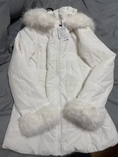 【本日限定価格】ホワイトファー付きロングダウンコート