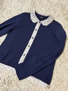 トリココムデギャルソン ブラウス 丸襟 半袖 comme des garçons - メルカリ