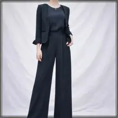 DRESS PLUS レディース ツイード ジャケット フォーマル 黒 XL