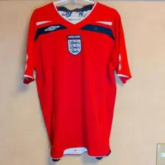 希少 2010W杯 ドイツ戦モデルUMBROイングランド代表アウェイ