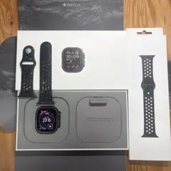 ☆極美品 100％ Apple Watch ブラック ultra2 49mm