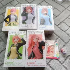 【新品未開封】 五等分の花嫁フィギュア 5体セット Amazon.co.jp: 5種セット五等分の花嫁 coreful 制服ver renewal