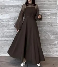 値下げ可⭕️ジュノア チュールボレロ＋フレアキャミワンピース　セット ペチスカート