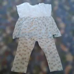 ユニクロ×ポールアンドジョー　キッズ トップス パンツ セット 花柄