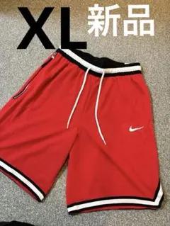 新品　Nike ナイキDri-FIT バスパン　ハーフパンツ赤ＸＬ