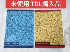【未使用２枚】プーさん ドナルドダック クリアファイル TDL現地購入品 A4