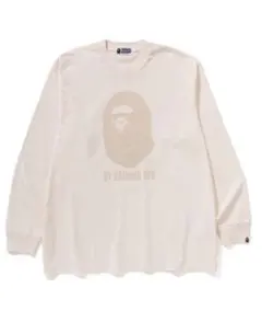 ABATHINGAPE ベイシングエイプ メンズ ロンT Tシャツ 白 古着