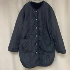 リバーシブルファーキルティング ミドルコート/レディースLサイズ