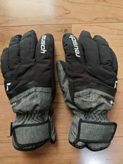 ロイッシュ　reusch スキーグローブ 黒/グレー　M