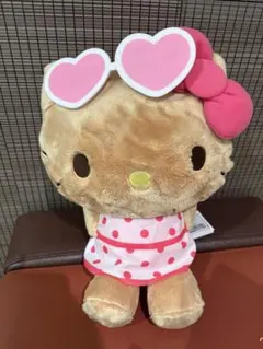 ハローキティmyハローキティータイトー限定ぬいぐるみ日焼けキティー未使用品