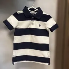 ラルフローレン ポロシャツ 半袖 12M 80 ボーダー美品