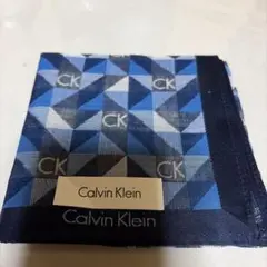 Calvin Klein 幾何学模様 ハンカチ