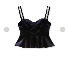 最終値下げ[L.B CANDY STOCK]ビジューベロアビスチェ