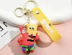 クリスマスプレゼント・ラッピングあり。スポンジボブ パトリック キーホルダー