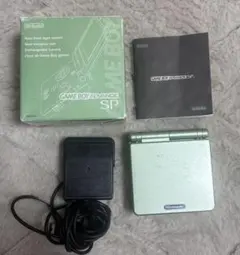 ゲームボーイアドバンスSP グリーン 本体 (ジャンク品)